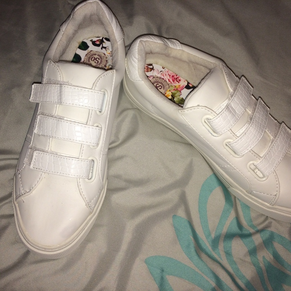 White SO shoes